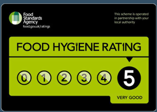 Food Hygiene Rating 5 - The Bulls Head - Shrewsbury